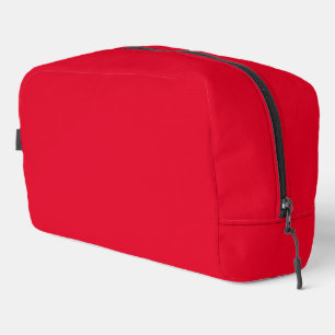 Trousse De Toilette Rouge Cadmium Couleur Uni