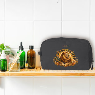 Trousse De Toilette Signe du zodiaque Lion Personnalisé