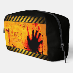 Trousse De Toilette SlipperyJoe's chilling Halloween scène chauves noi
