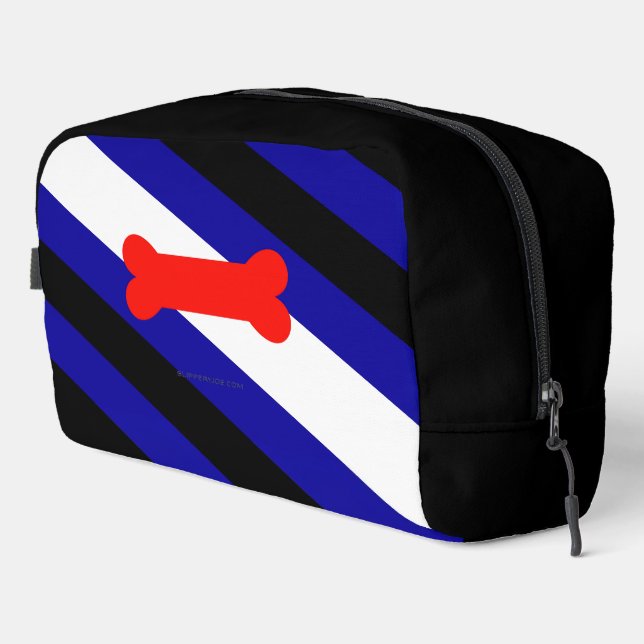 Trousse De Toilette SlipperyJoe's Puppy Play Pride drapeau fétiche LGB (Coin droit)