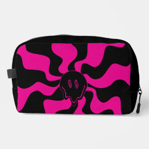 Trousse De Toilette Sourire qui fond - Magenta et Noir