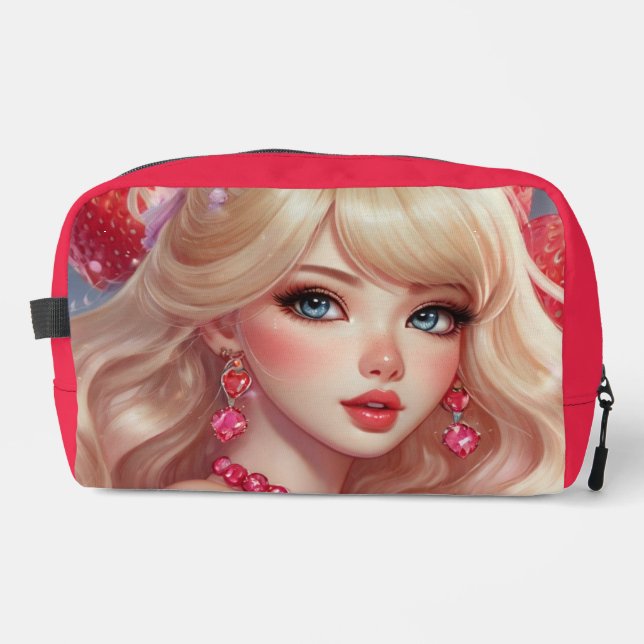 Trousse De Toilette Strawberry cuteness Print Cut Sew Bag (Recto)
