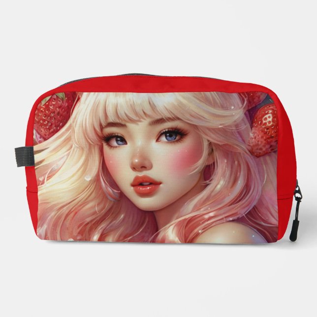 Trousse De Toilette Strawberry cuteness Print Cut Sew Bag (Recto)