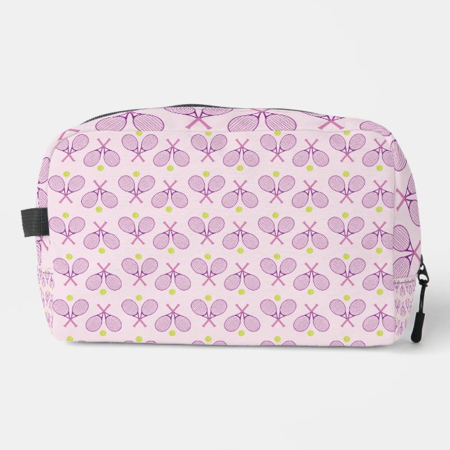 Trousse De Toilette Tennis Preppy Purple (Recto)