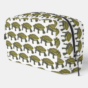 Trousse De Toilette Terrapin (motif blanc) - Dopp Kit