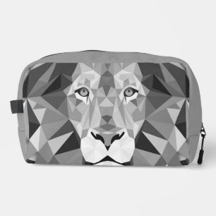 Trousse De Toilette Tête de lion géométrique cool