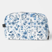Toilettes Florales Bleues