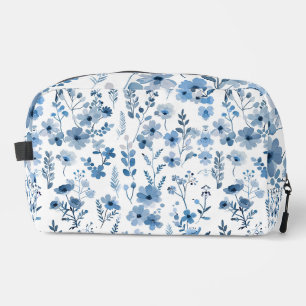 Trousse De Toilette Toilettes Florales Bleues