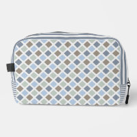 TONS BLEU VERT & GRAY PLAID MOTIF