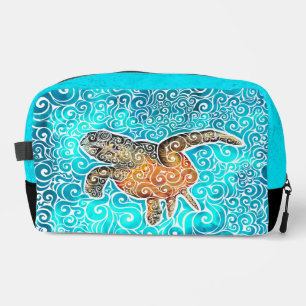 Trousse De Toilette Tortue marine tourbillonnant