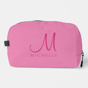 Trousse De Toilette Typographie personnalisée créative Nom Monogramme 