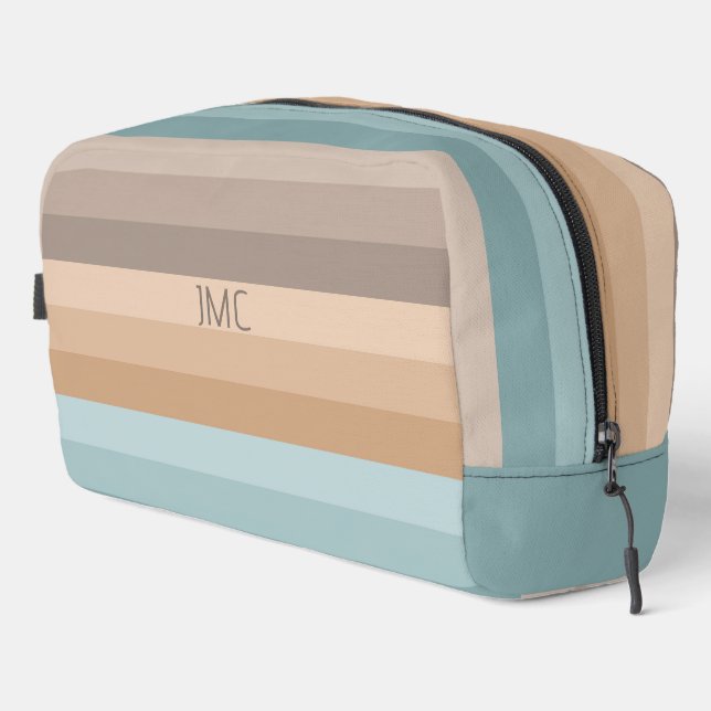 Trousse De Toilette Vibes De Plage De Boho Monogrammes (Coin droit)