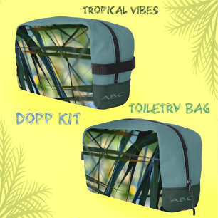 Trousse De Toilette Vibes Tropicales Toilettes Vertes