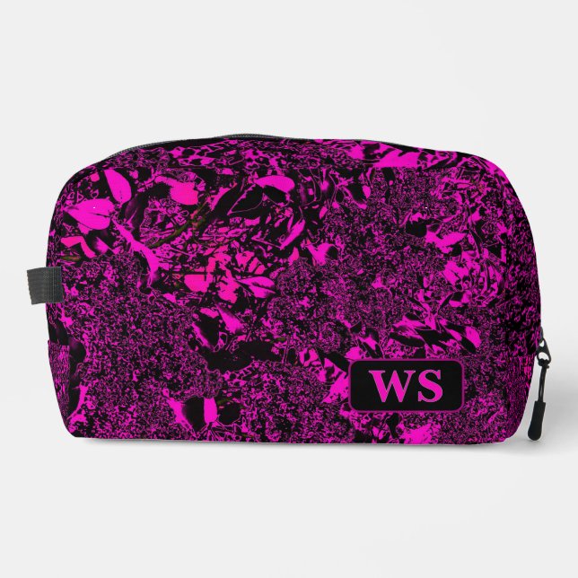 Trousse De Toilette Vibrant Fuchsia Monogram Toiletry Bag  (Recto)
