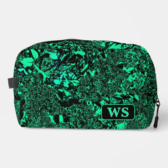 Trousse De Toilette Vibrant Green Monogram Toiletry Bag (Recto)