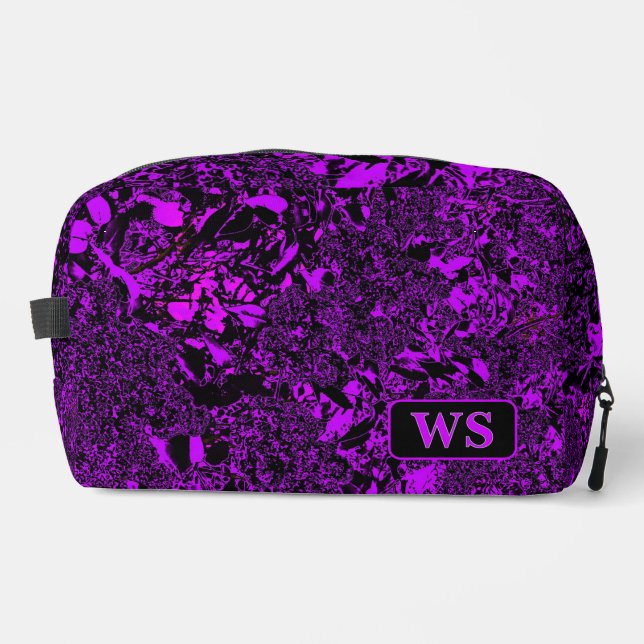 Trousse De Toilette Vibrant Purple Monogram Toiletry Bag  (Recto)