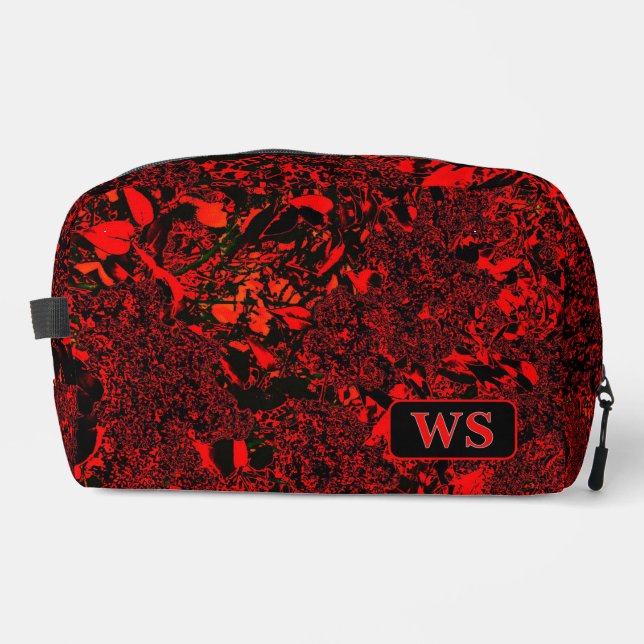 Trousse De Toilette Vibrant Red Monogram Toiletry Bag (Recto)