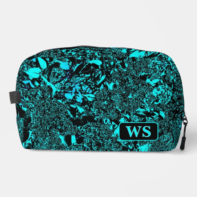 Trousse De Toilette Vibrant Teal Monogram Toiletry Bag  (Recto)