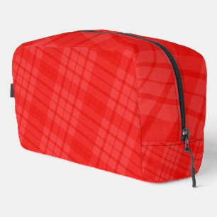Trousse De Toilette Vivid rouge plaid