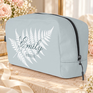 Trousse De Toilette Voyage de Noces Icy Blue White Fern