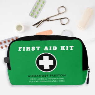 Trousse De Toilette Voyage de sécurité Médicale de la Croix verte mode