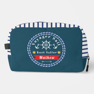Trousse De Toilette Voyager nautique meilleur marin bleu foncé