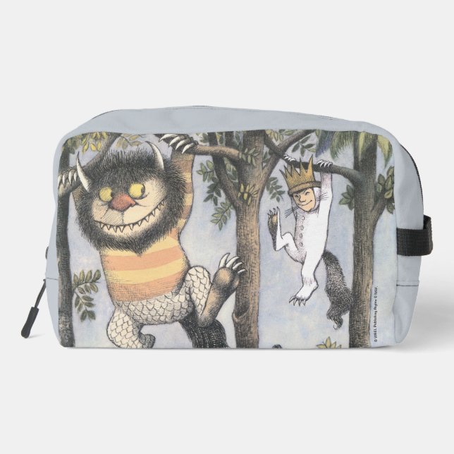 Trousse De Toilette Wild Things and Max Swinging From Trees (Verso)