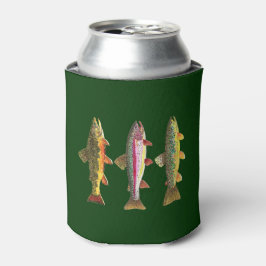 Trout! Bach, Regenbogen, braun - Fischerei - Ichth Dosenkühler