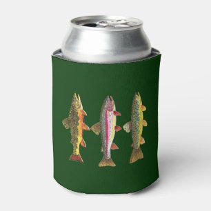 Trout! Bach, Regenbogen, braun - Fischerei - Ichth Dosenkühler