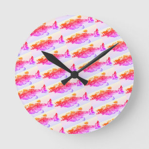 Trout, bass, and crappie three fish favorites   ro runde wanduhr