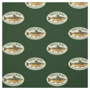 TROUT BUM Fly-Fischer Stoff