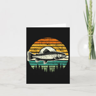 Trout Flyfischen Outdoor Wald Natur Wildnis V Karte