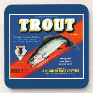 Trout-Marke Untersetzer