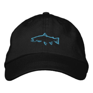 Trout Tracker Hat - Blue Bestickte Kappe