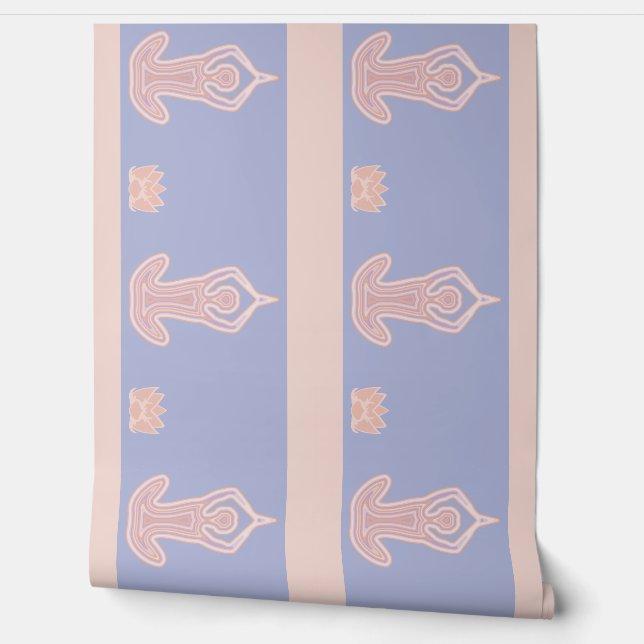 Trouver le papier peint Nirvana Bordure Hiver bleu (Déroulement)