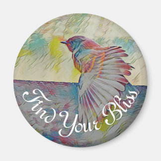 Trouvez votre Bliss Rainbow Bird of Love Magnet