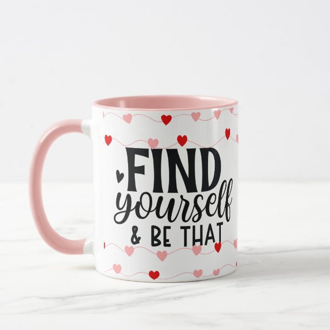 Trouvez votre véritable Mug de coeur personnel (Gauche)