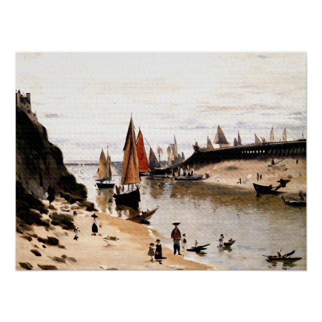 Trouville Breakwater Poster (Vorderseite)