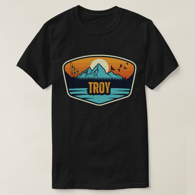 Troy, Idaho T-Shirt (Design vorne)