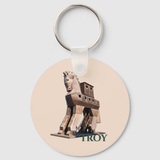 Troy: Trojanisches Pferd Schlüsselanhänger (Vorderseite)