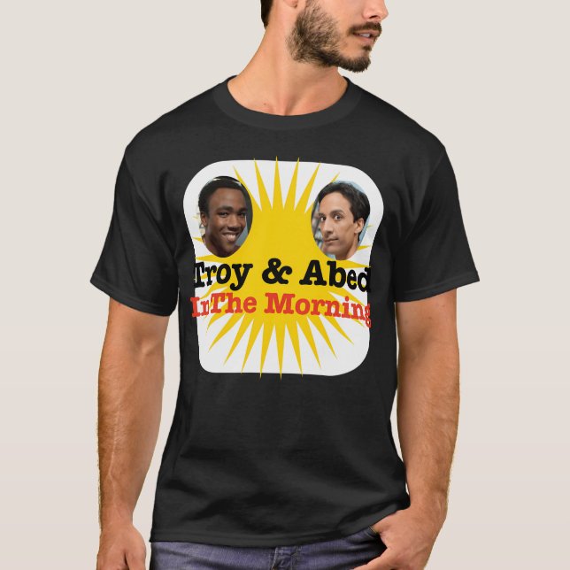Troy und Abed am Morgen T-Shirt (Vorderseite)