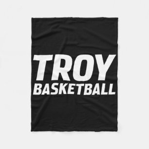 Troy University Trojans Sketll Bekleidung Sportfan Fleecedecke