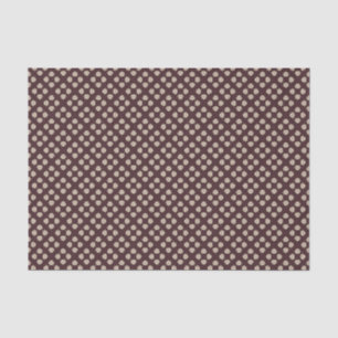 Trüben Prairie Calico in Burgund und Cream Seidenpapier