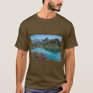 Trübsee & Titlis Alpiner Flucht-Tee T-Shirt