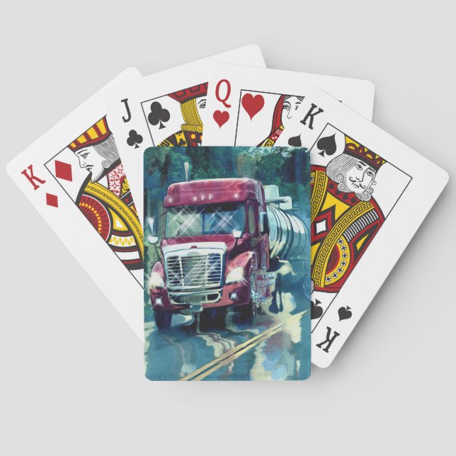 Truck Big Rig Truck-Driver's Card Deck Spielkarten (Rückseite)