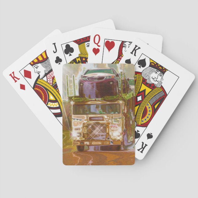 Truck Big Rig Truck-Driver's Card Deck Spielkarten (Rückseite)