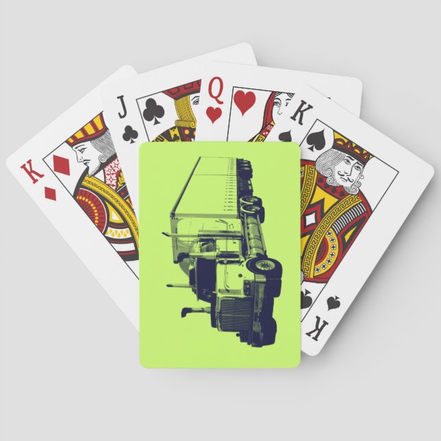 Truck Big Rig Truck-Driver's Card Deck Spielkarten (Rückseite)