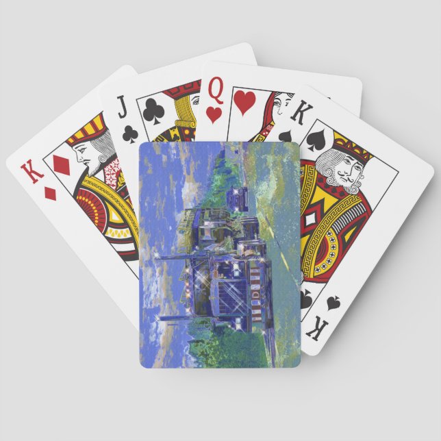 Truck Big Rig Truck-Driver's Card Deck Spielkarten (Rückseite)