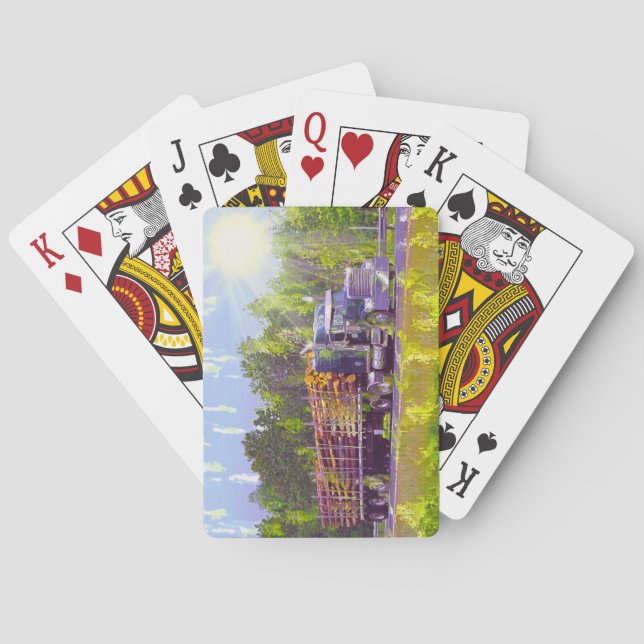 Truck Big Rig Truck-Driver's Card Deck Spielkarten (Rückseite)