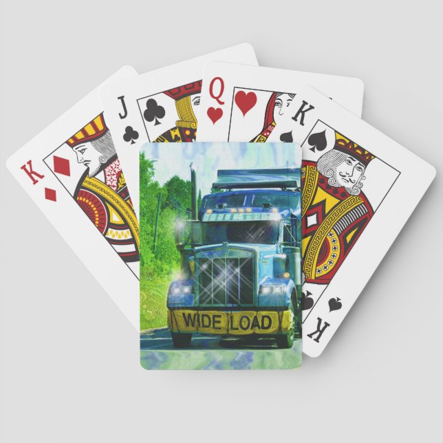 Truck Big Rig Truck-Driver's Card Deck Spielkarten (Rückseite)